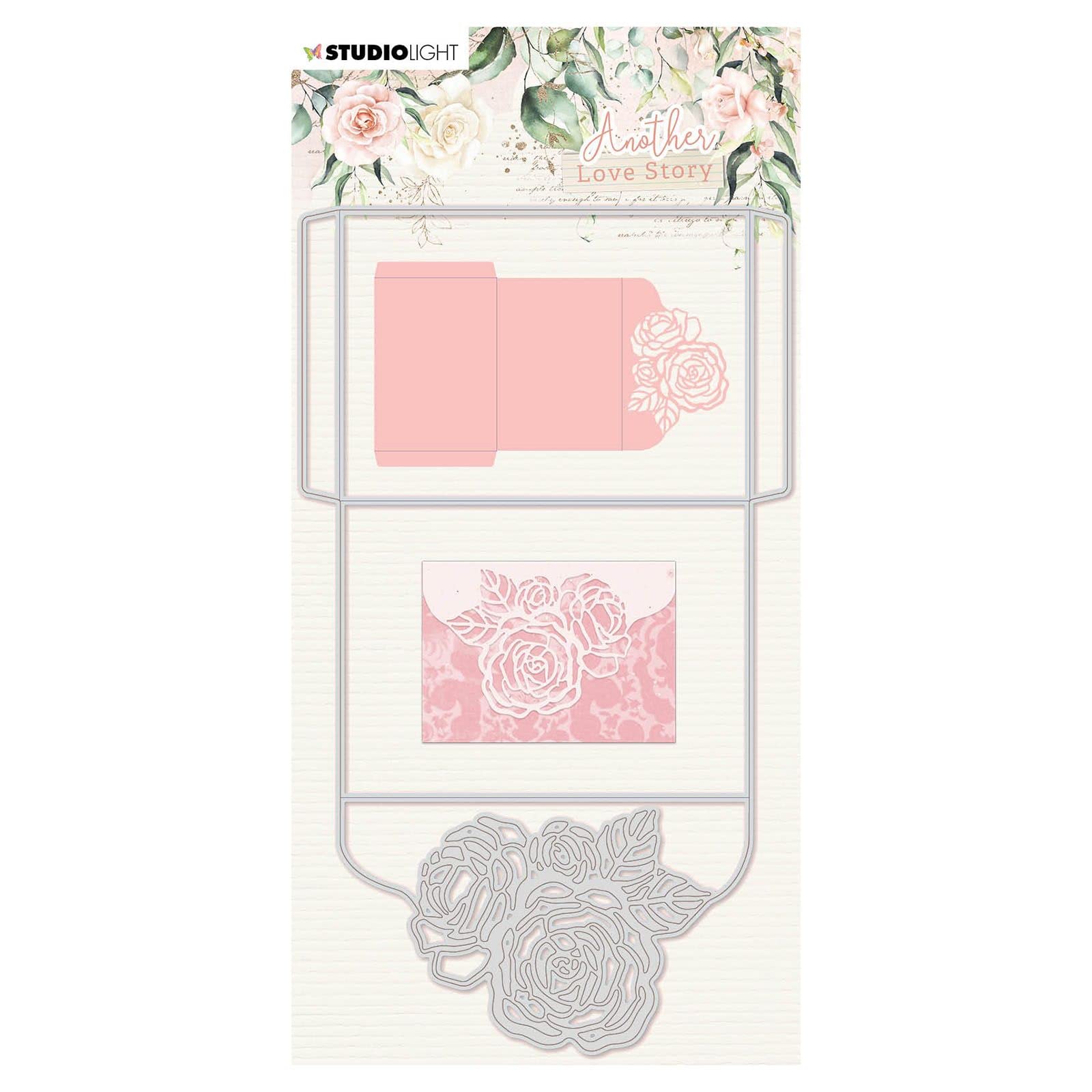 Studio Lighting Kit for Photography - Romantic Rose Envelope Design | Perfect for Portrait, Product, and YouTube Content Creation