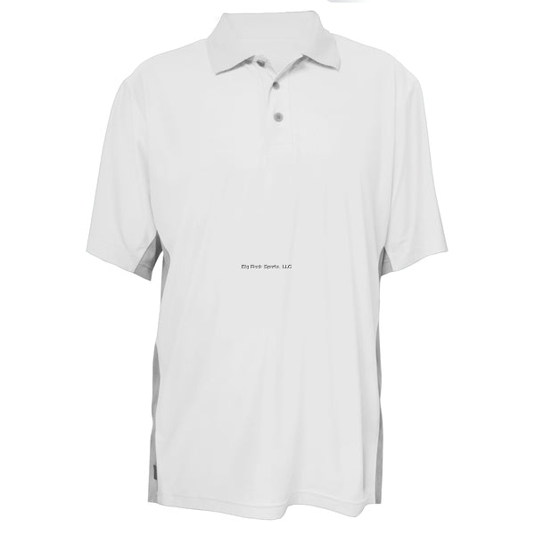 Calcutta Performance Polo Shirt for Men - Moisture Wicking, Breathable White Polo Shirt - Large Size - Perfect for Golf, Tennis & Casual Wear