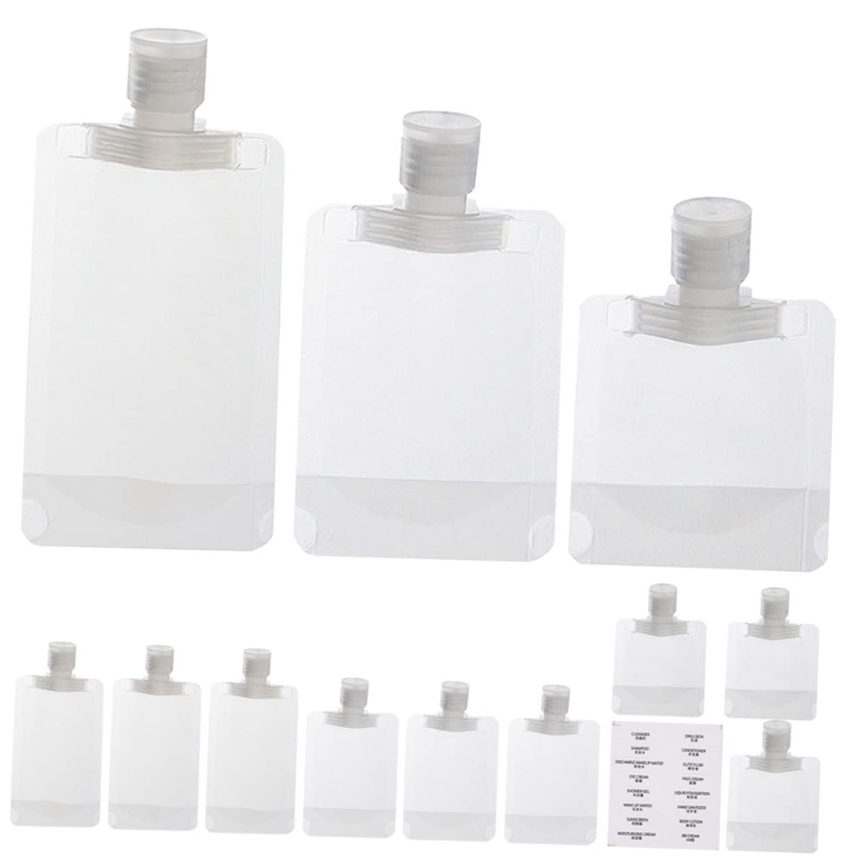 Minkissy 1 Set Silicone Travel Toiletry Bottles - Leak-Proof Cosmetic Containers for Shampoo, Conditioner & Makeup | TSA Approved Travel Size Bottles for Vacation, Gym & Business Trips