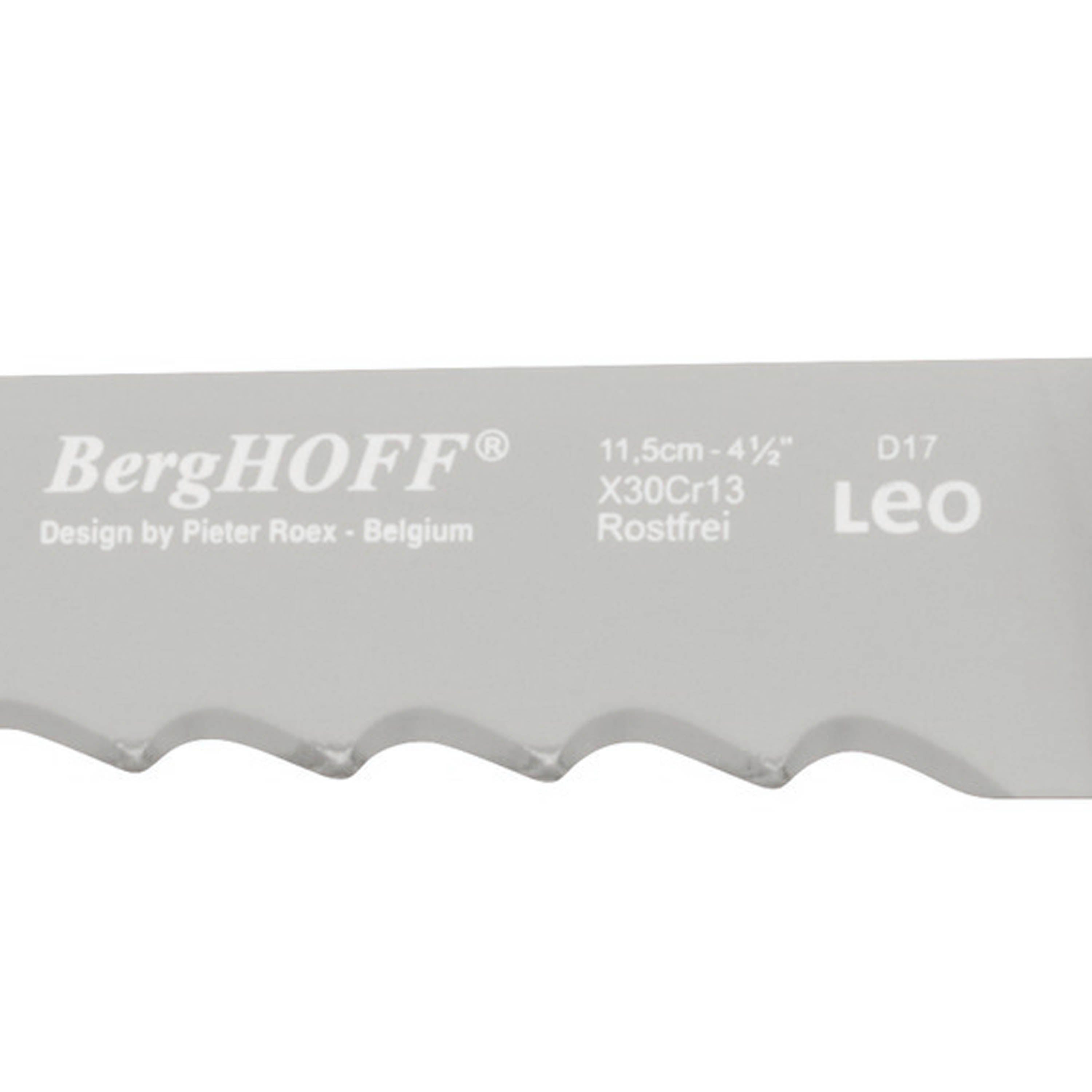 BergHOFF Leo 12-Piece Stainless Steel Serrated Steak Knife Set, 4.5