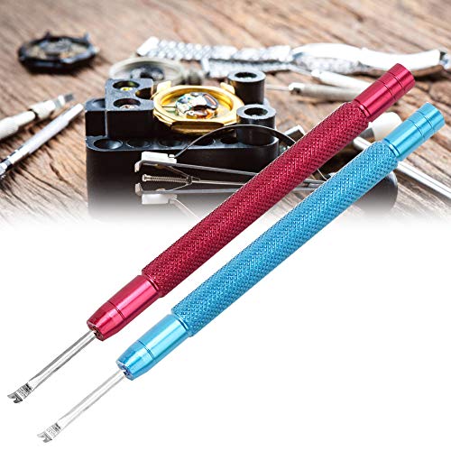 Professional Watch Hand Presser & Puller Tool Set (2pcs) - Red & Blue Watch Hands Remover for Watch Repair, Replacement & Maintenance | Perfect for Watchmakers, Jewelers & DIY Watch Enthusiasts | Watch Strap Repair & Watch Hand Replacement Tool Kit
