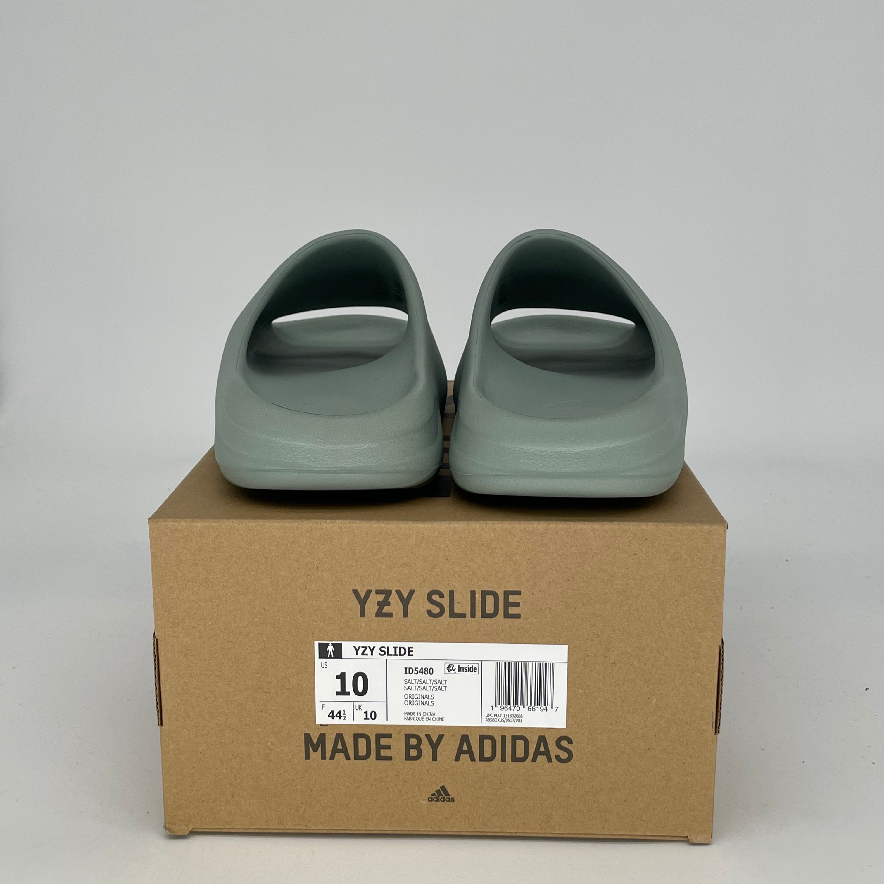 Adidas Yeezy Slide Salt - Men's/Women's Size 10/11.5W (ID5480) | Comfortable Slides for Beach, Pool & Casual Wear