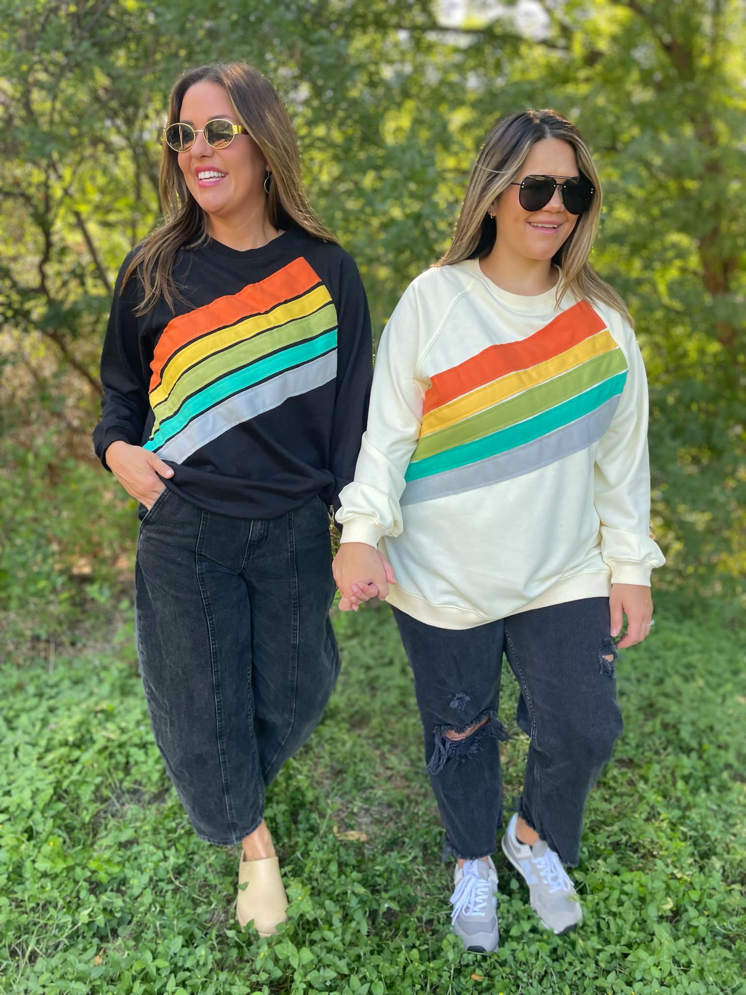 PREORDER: Dayton Color Block Pullover Sweatshirt - 2 Stylish Color Options | Cozy Casual Wear for Fall & Winter Outfits