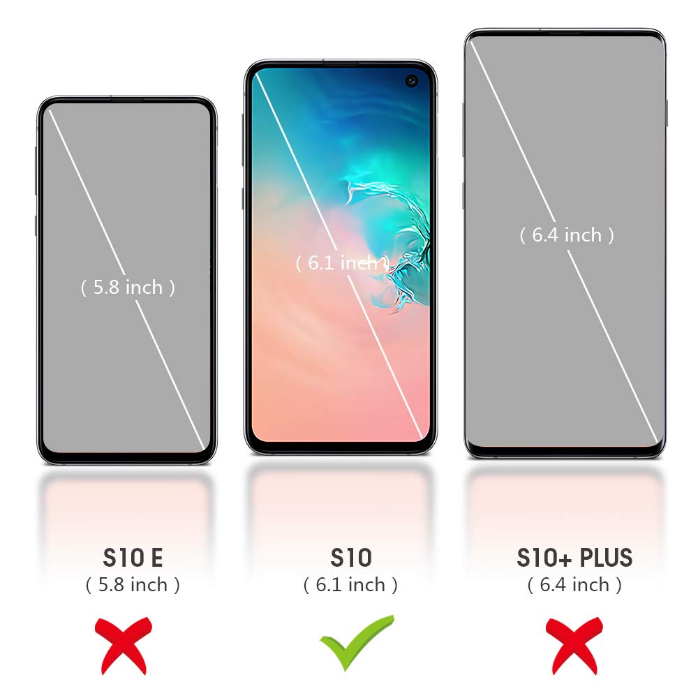 Abitku Galaxy S10 Case 6.1 Inch (2019) - Liquid Silicone Full Body Cover with Microfiber Lining, Screen & Camera Protection - Lavender Gray | Perfect for Everyday Use, Work & Travel Protection