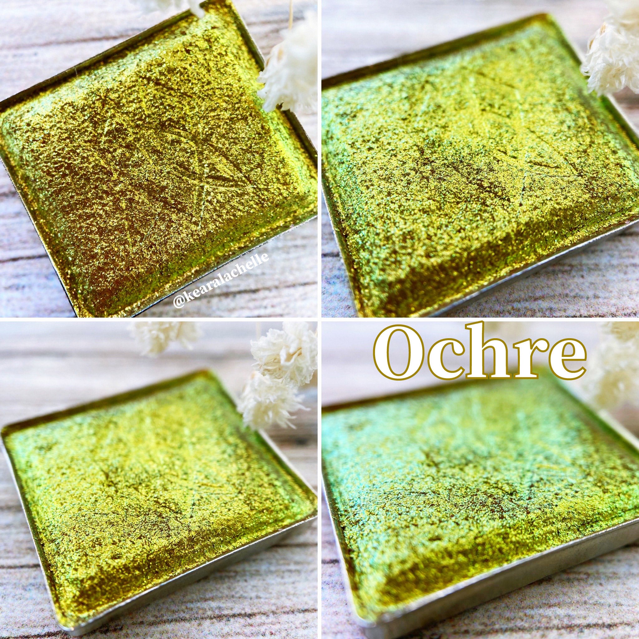 Ochre Deep Iridescent Multichrome Eyeshadow Palette - Long Lasting Highly Pigmented Makeup for Day & Night Looks - Perfect for Parties, Date Nights & Special Occasions