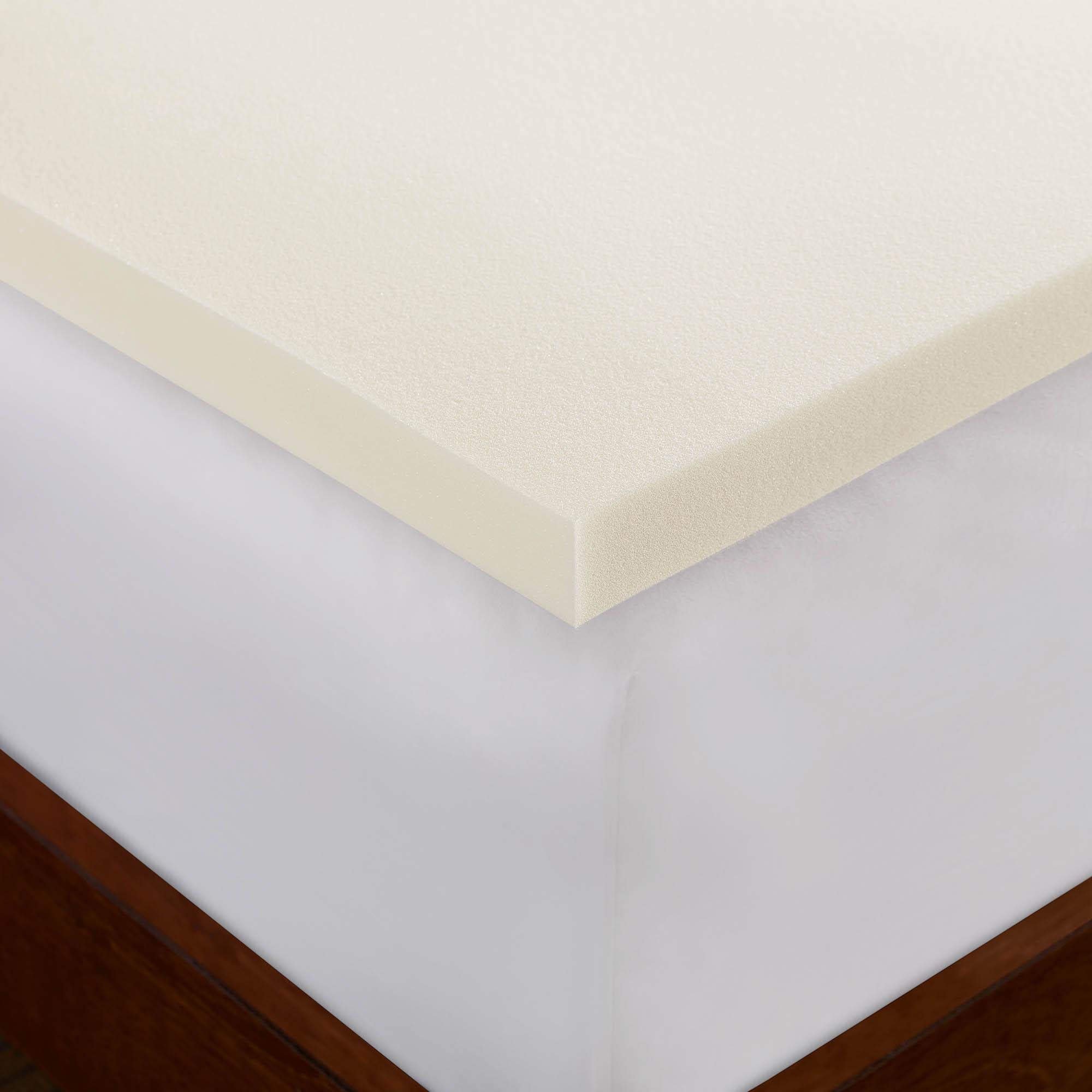 Cal-King 4 Inch iSoCore 5.0 Memory Foam Mattress Topper with Waterproof Cover - Includes 2 Contour Pillows for Back Pain Relief | Perfect for Side Sleepers & Pressure Point Relief in Master Bedrooms