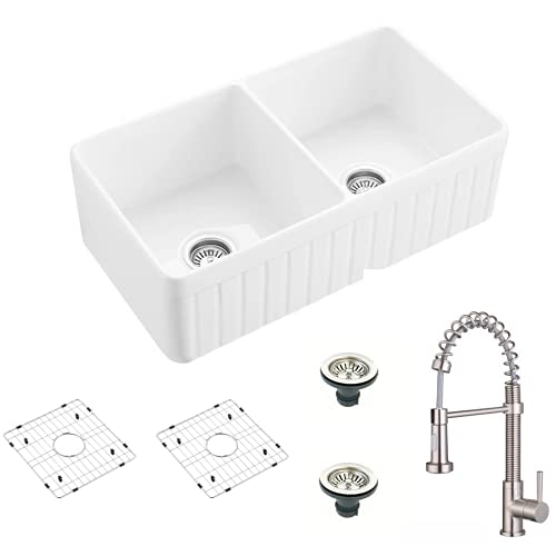 Sink + Faucet + Grid & Drain Chrome