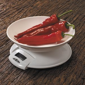NewLine Digital Kitchen Scale - Precise Electronic Food Scale in White for Baking, Cooking & Portion Control | Perfect for Home & Professional Use