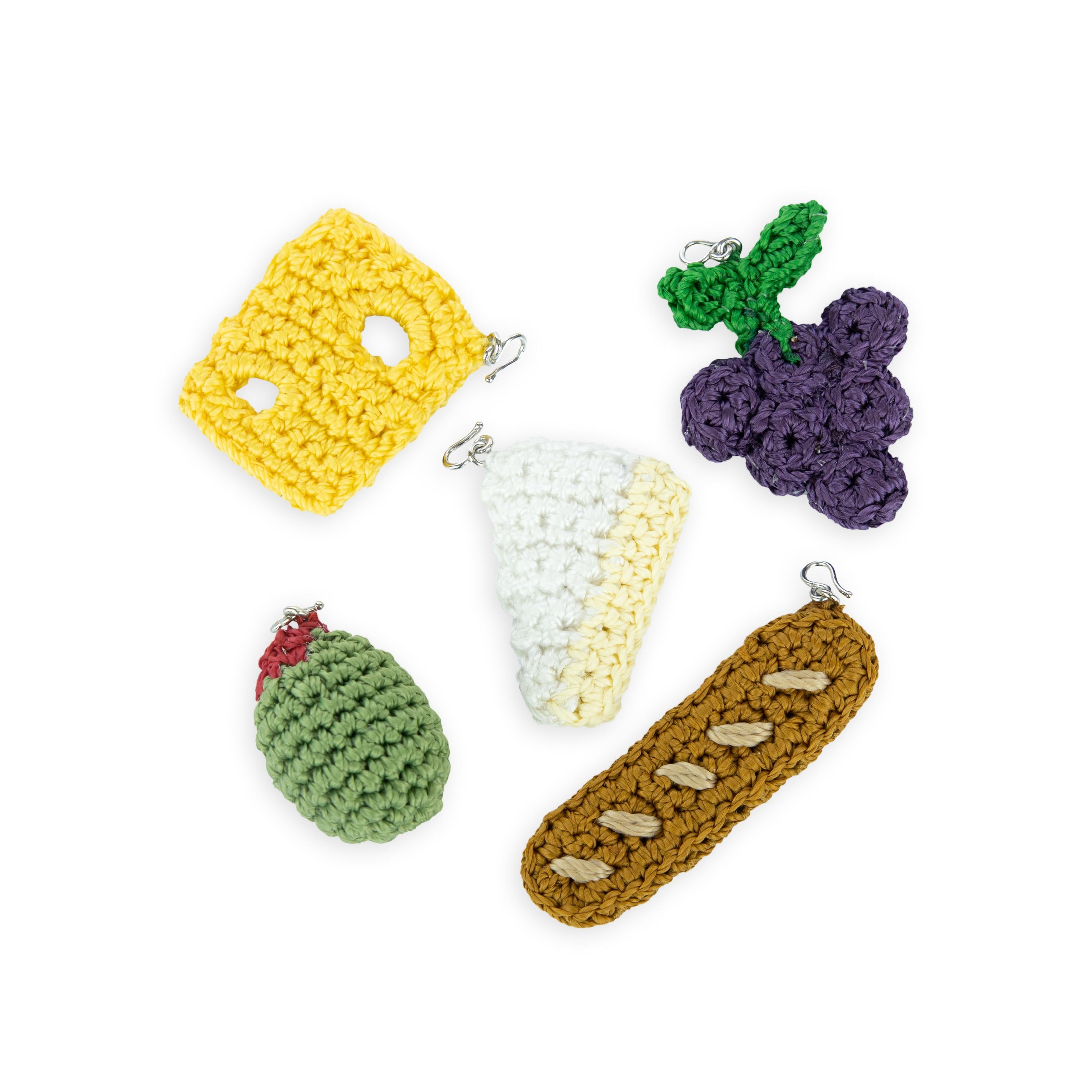 Yarnicharmz 5 Pack - Premium Quality Yarn Charms for Knitting & Crocheting - Perfect for DIY Crafts, Scrapbooking, and Jewelry Making