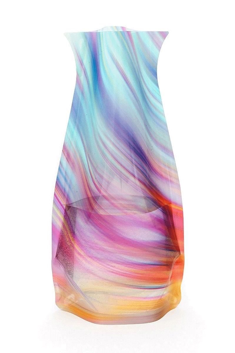 Rize Expandable Vase - Elegant Decorative Glass Vase for Flowers, Home & Wedding Decor - Perfect for Centerpieces, Table Decorations, and Gift Giving