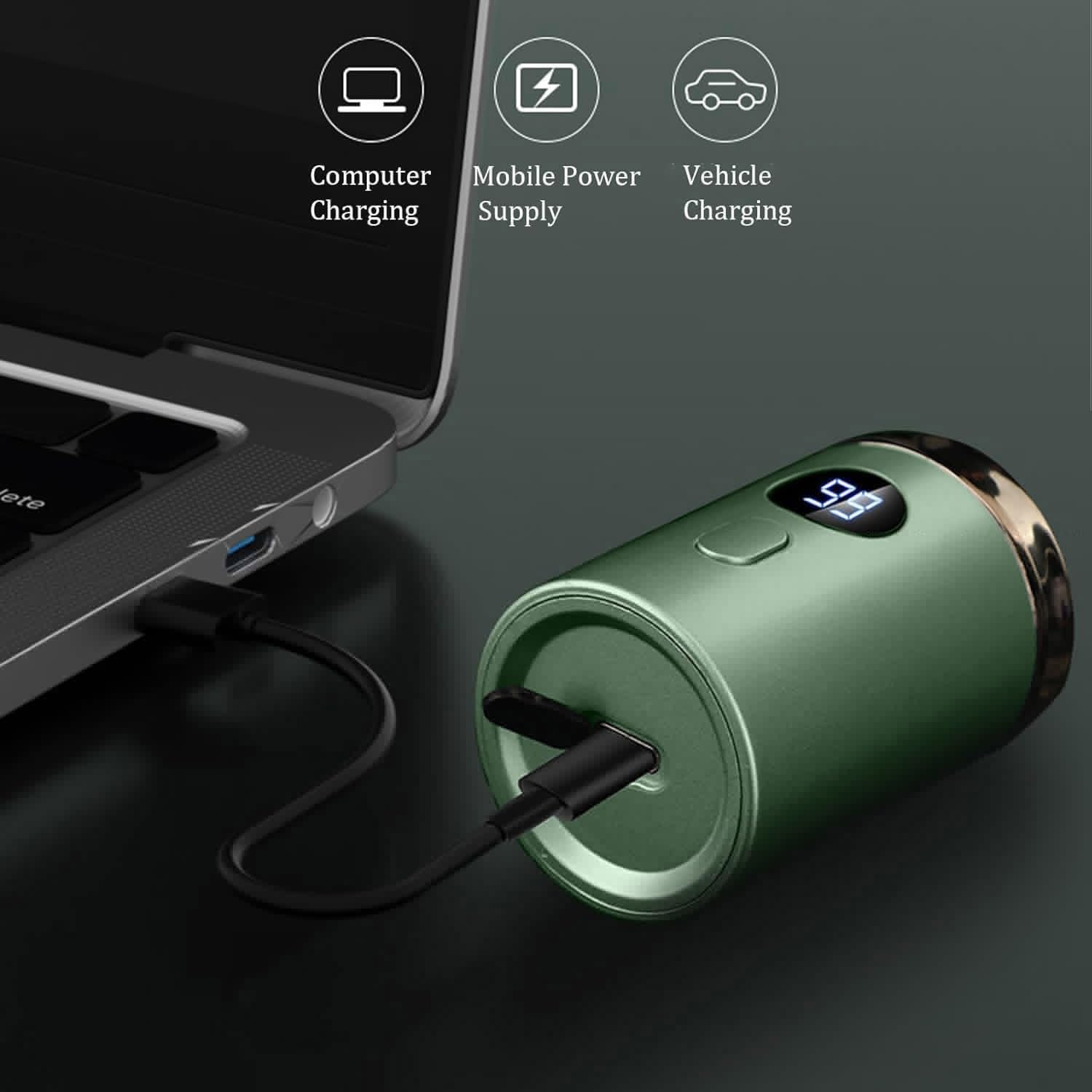 Doonai Mini Portable Electric Shaver - USB Rechargeable Painless Hair Trimmer for Men, Pocket Size Travel Razor for Home, Car & On The Go (Brown) | Perfect for Business Trips, Gym Bags & Quick Grooming Anywhere