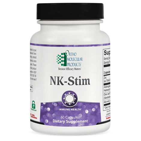 OrthoMolecular Products NK Stim - Natural Immune Support Supplement for Enhanced Wellness | Boost Immunity & Vitality for Daily Health & Active Lifestyle