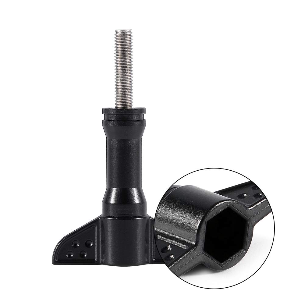Mugast 5 Pack Long Thumbscrew Set - Replacement Thumb Screw Bolts for Camera Tripod, Suction Cup & Monopod Mounting | Durable Accessories for Photography & Videography Equipment