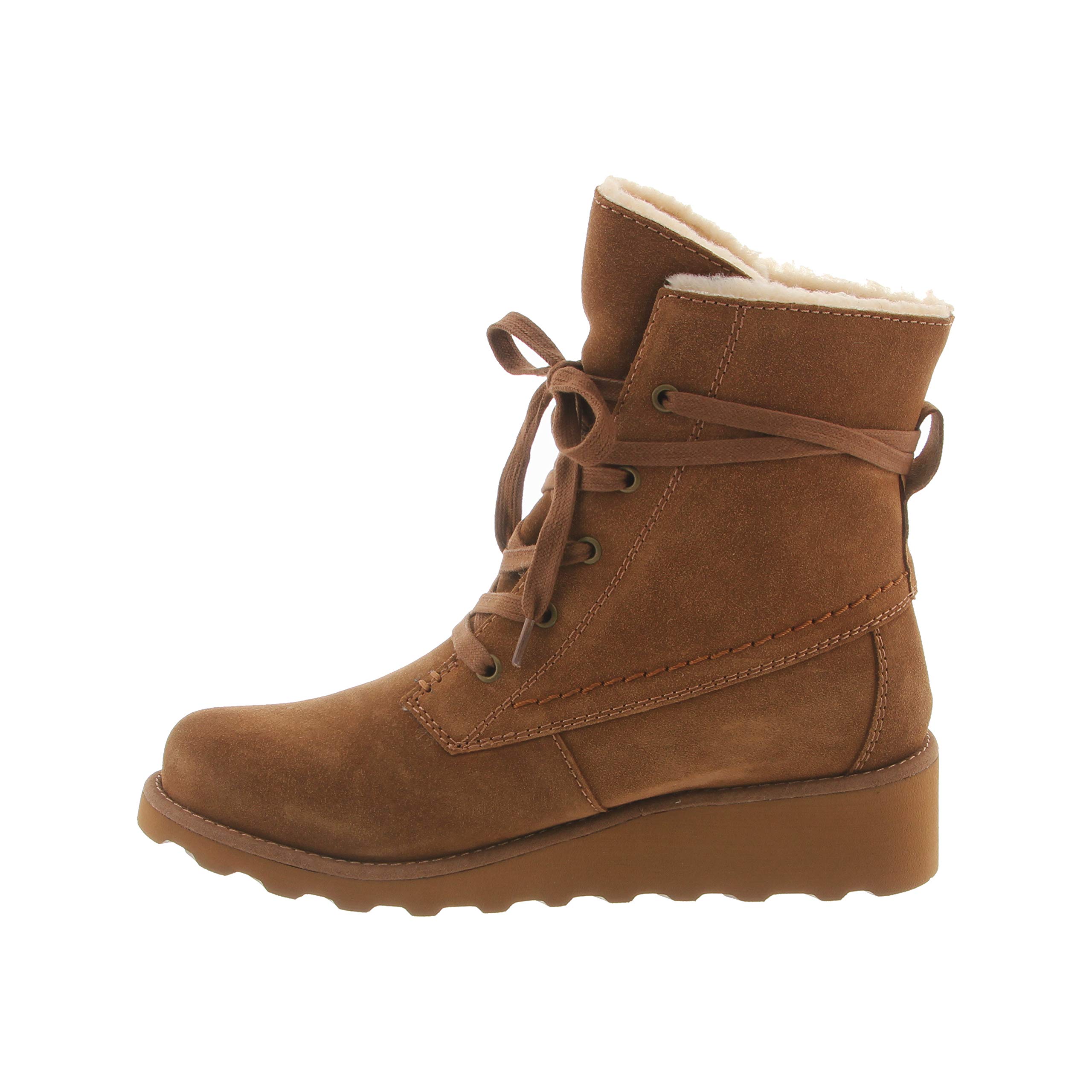 BEARPAW Women's Krista Suede Slip-On Winter Boots - Comfortable & Warm, Multiple Colors - Perfect for Casual Outfits, Snow Days & Cozy Indoor Wear