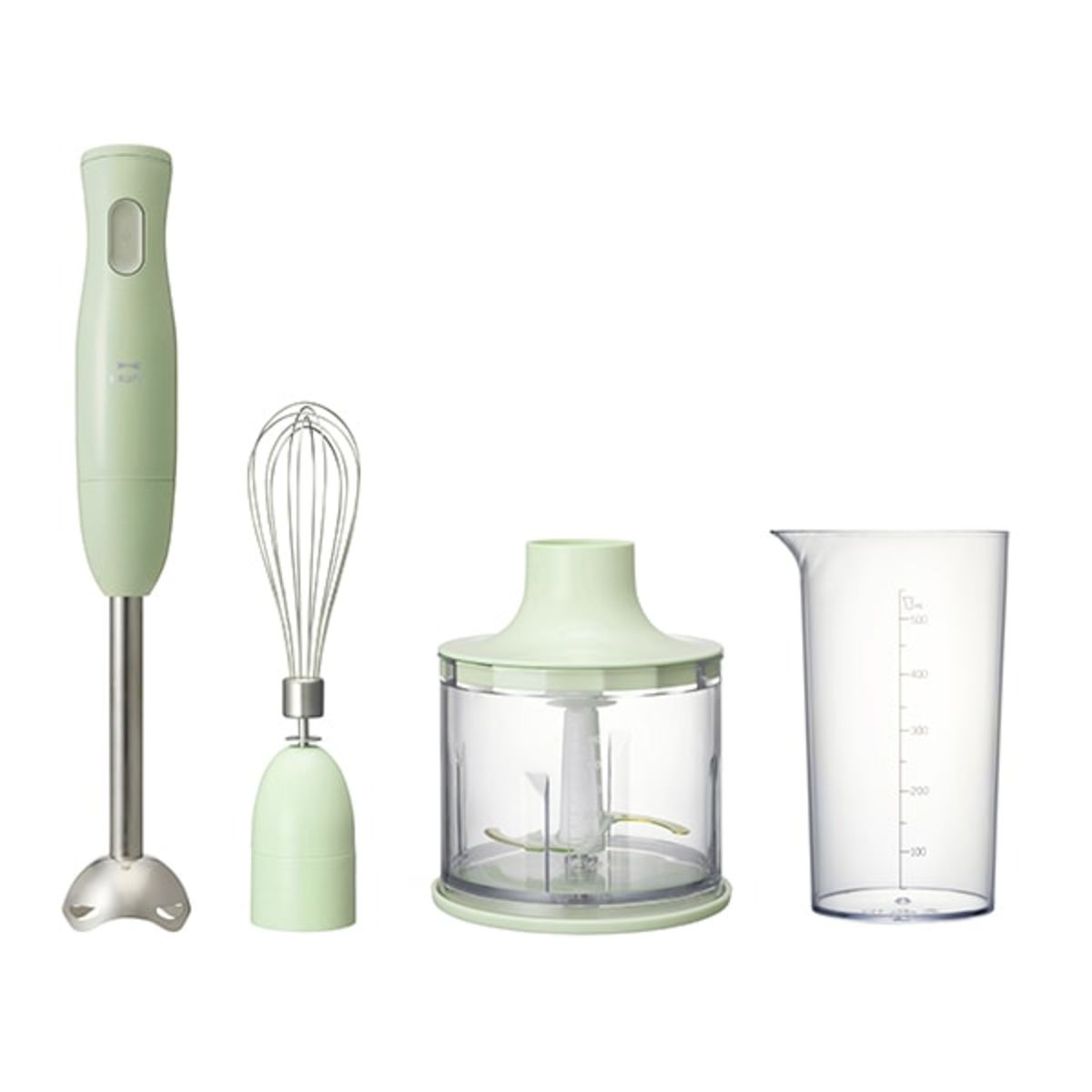 BRUNO BOE034 Hand Blender - Powerful 2-in-1 Immersion Blender with 300W Motor, Perfect for Smoothies, Soups & Baby Food - Ideal for Kitchen, Camping & Small Spaces