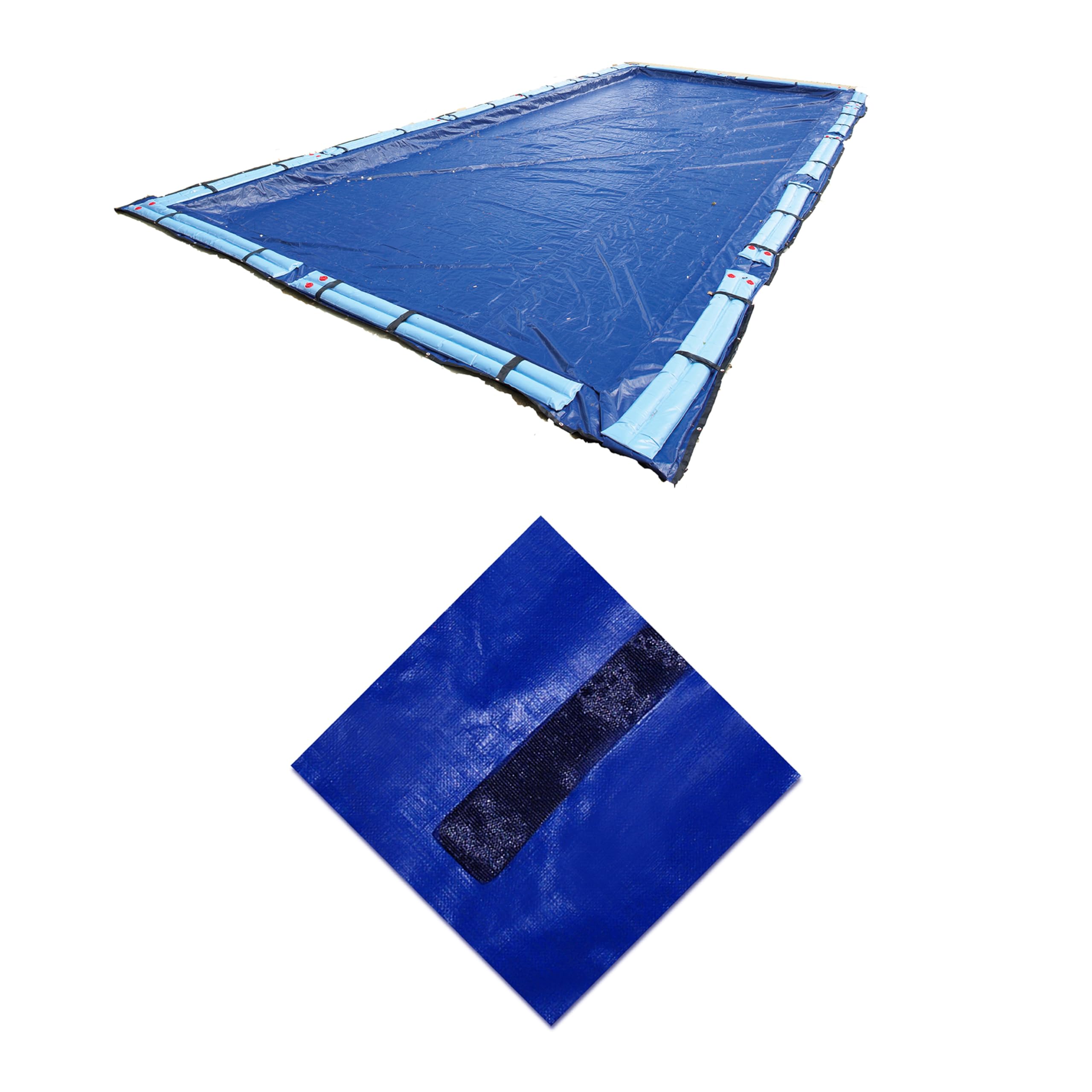 Blue Wave Gold 15-Year 20ft x 44ft Rectangular In-Ground Pool Winter Cover - Heavy Duty Protection for Cold Weather | Swimming Pool Accessories
