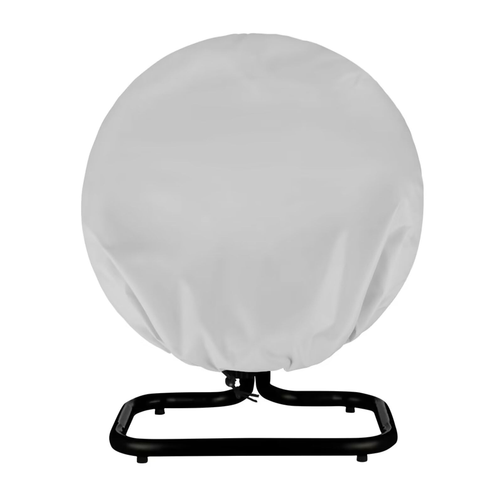 Light Gray Waterproof Dustproof Industrial Drum Fan Cover for Floor Fans - Perfect for Factory, Office, and Warehouse Use