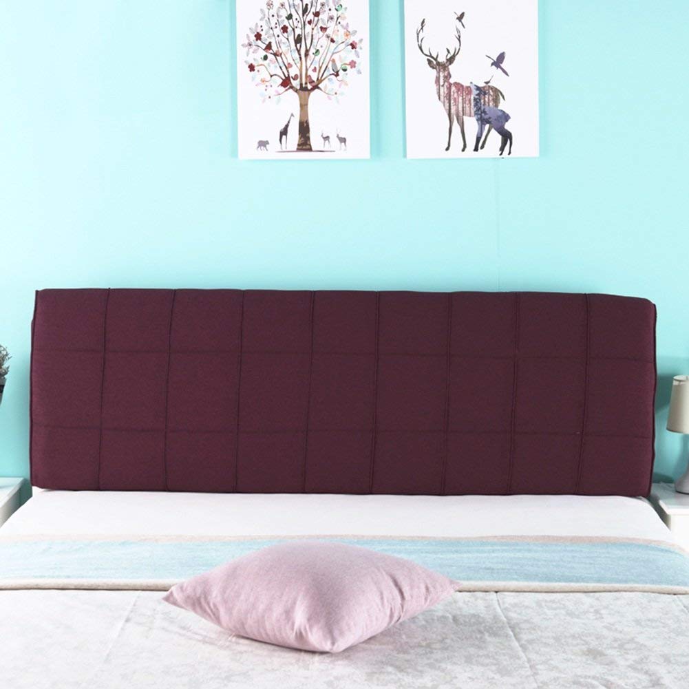NMDCDH Washable Headboard Cushion Pads - Large Back Support, Fade-Resistant, 5 Colors & 5 Sizes (190cm with Headboard) - Perfect for Bedroom, Living Room, and Home Decor