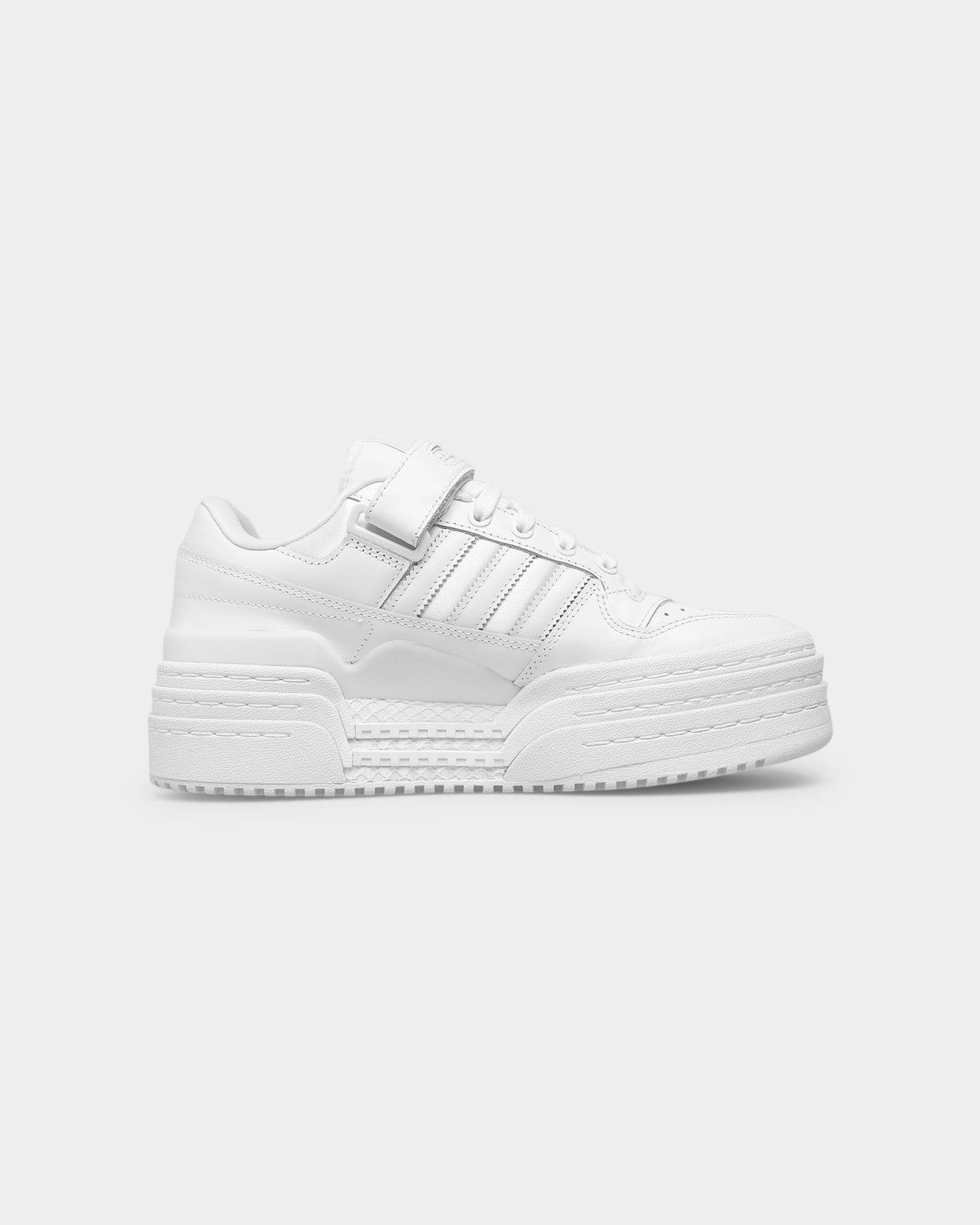 Adidas Women's Triple Platform Sneakers - Cloud White Low Top Fashion Shoes for Casual Wear & Street Style