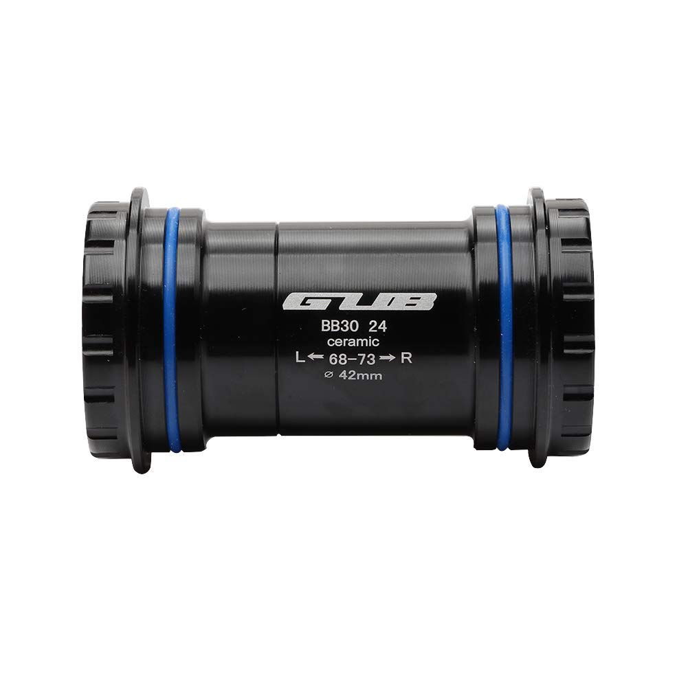 GUB BB30/24 Press-Fit Ceramic Bearing Bottom Bracket - Lightweight Aluminum Road Bike Bottom Bracket for High-Performance Cycling | Perfect for Road Bikes, Triathlon & Endurance Racing