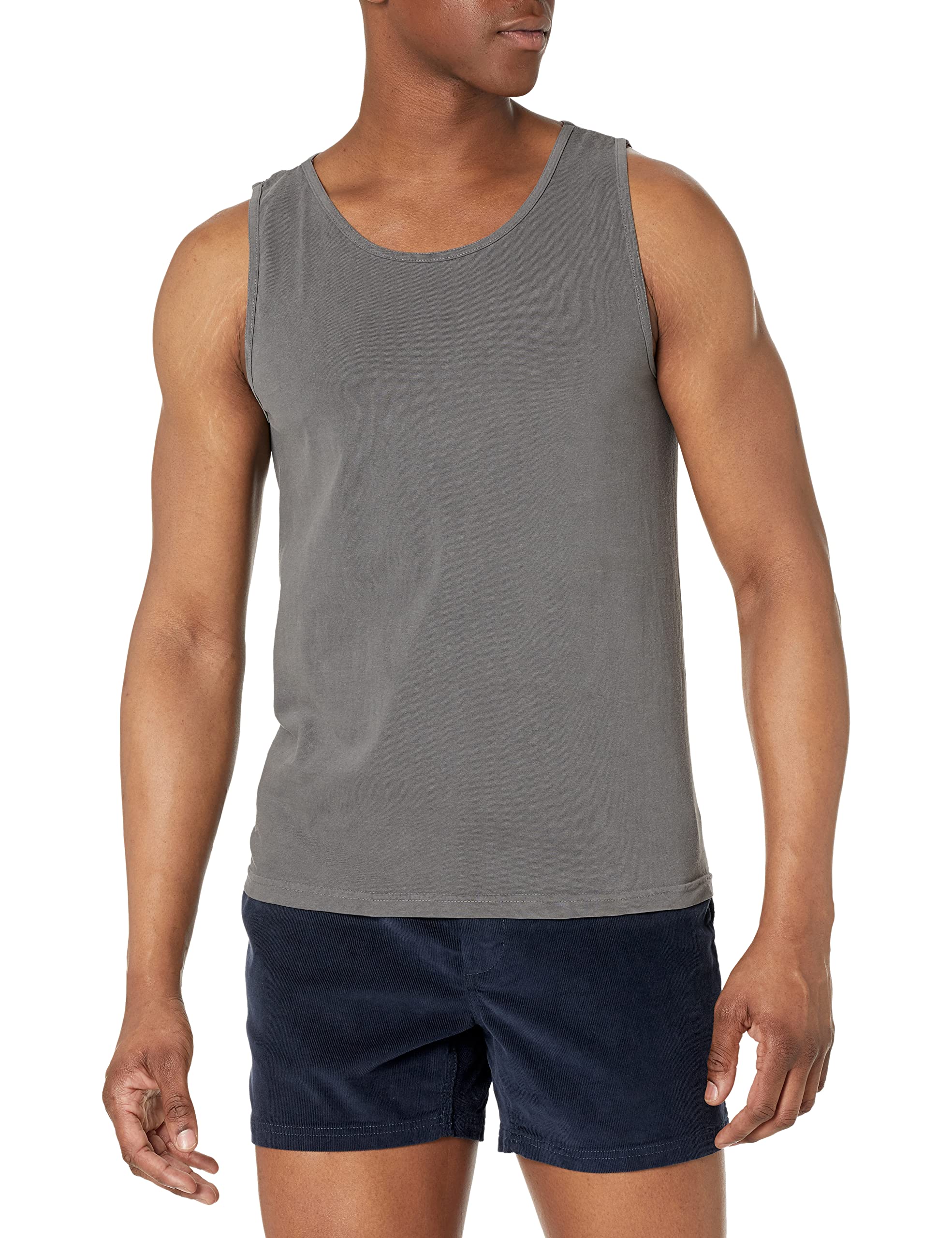 Comfort Colors Heavyweight Relaxed Fit Tank Top for Men - 3XL in Pepper - Perfect for Casual Wear, Gym, and Outdoor Activities