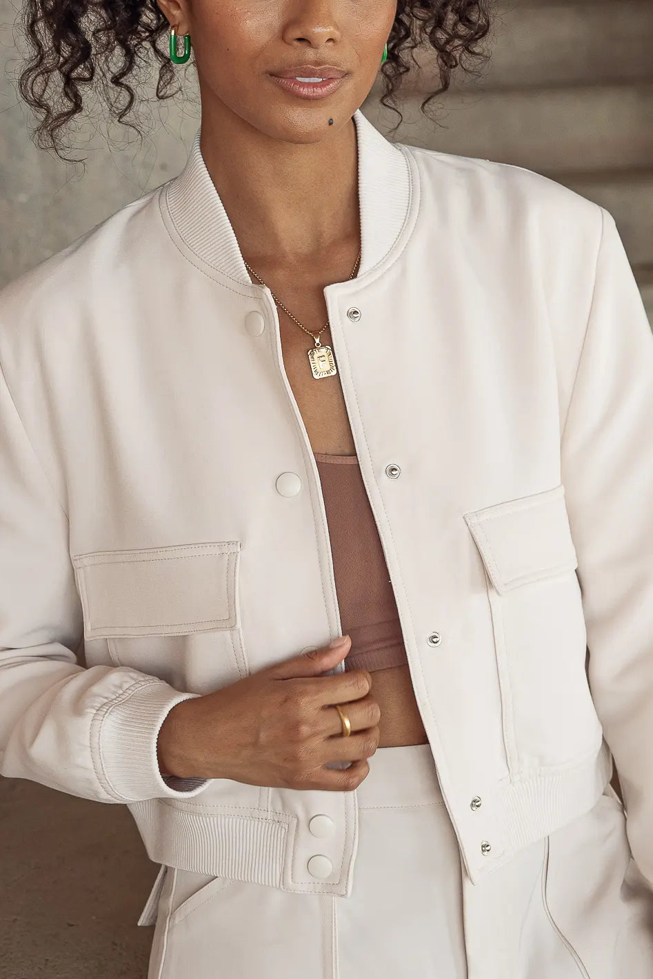 Jocelyn Jacket in Cream | Women's Lightweight Casual Blazer | Perfect for Office, Travel & Date Nights | FINAL SALE