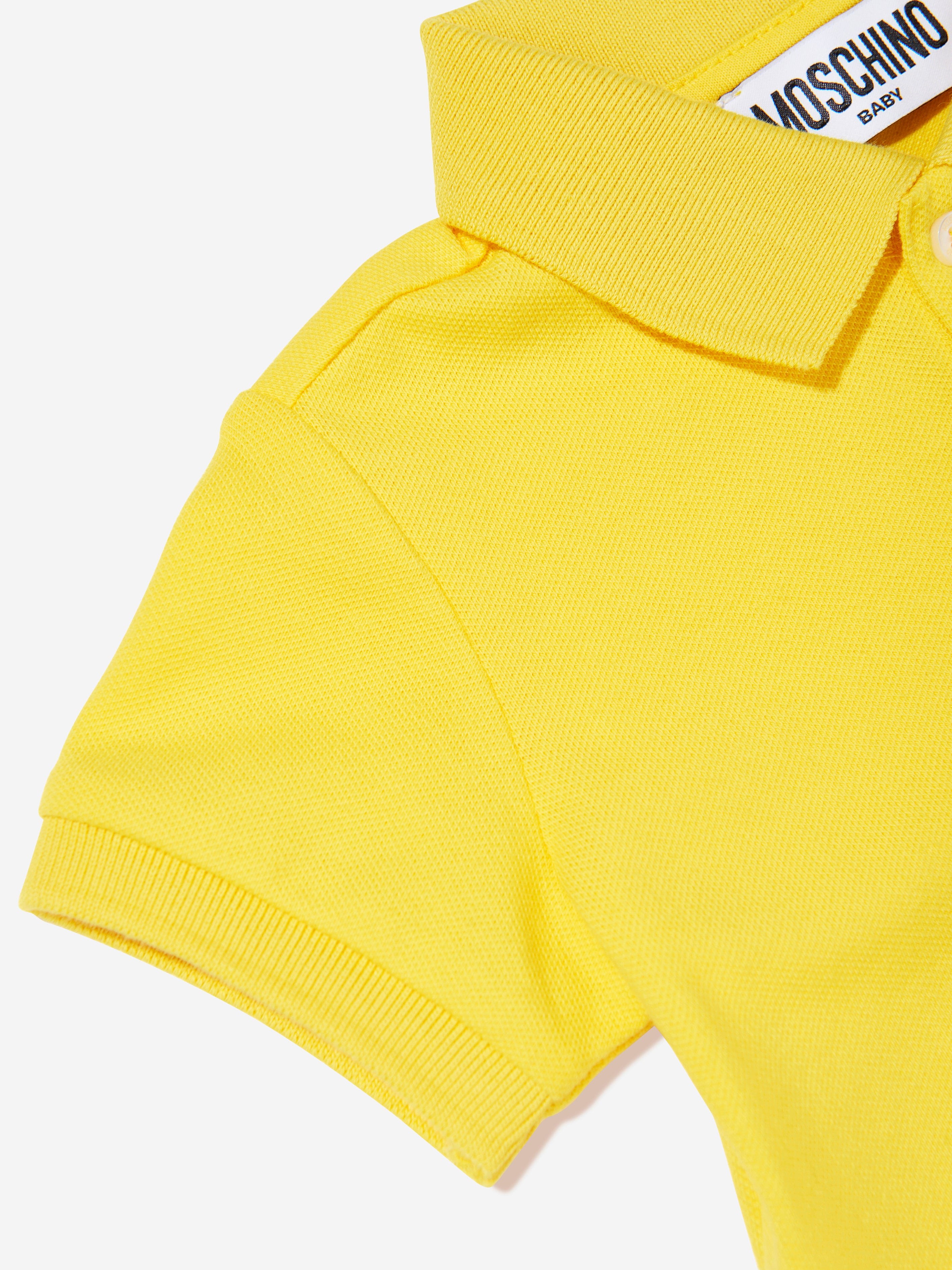 Adorable Baby Boys Teddy Bear Polo Shirt - Soft Yellow Cotton Top for Toddlers | Perfect for Playdates, Family Outings & Photo Shoots