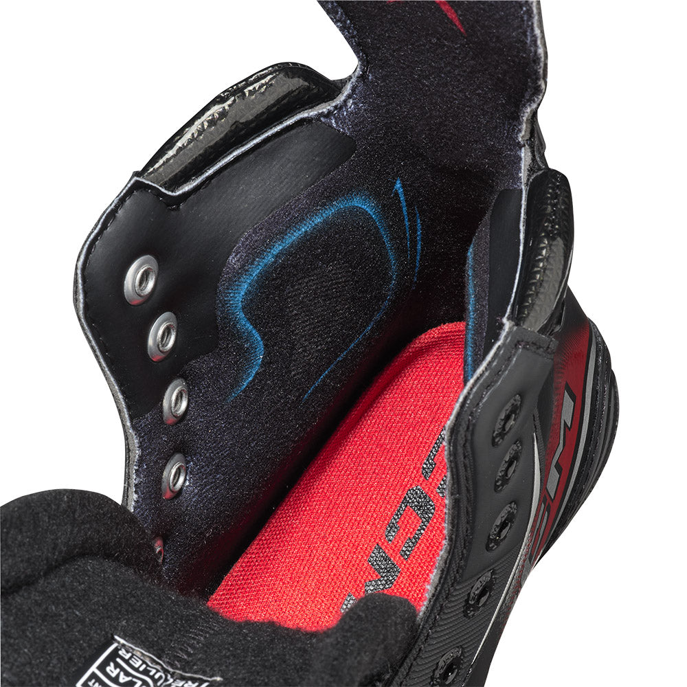 CCM Jetspeed FT870 Junior Ice Hockey Skates for Boys & Girls - Lightweight Performance Skates for Youth Hockey Players - Perfect for Ice Rink Training & Games