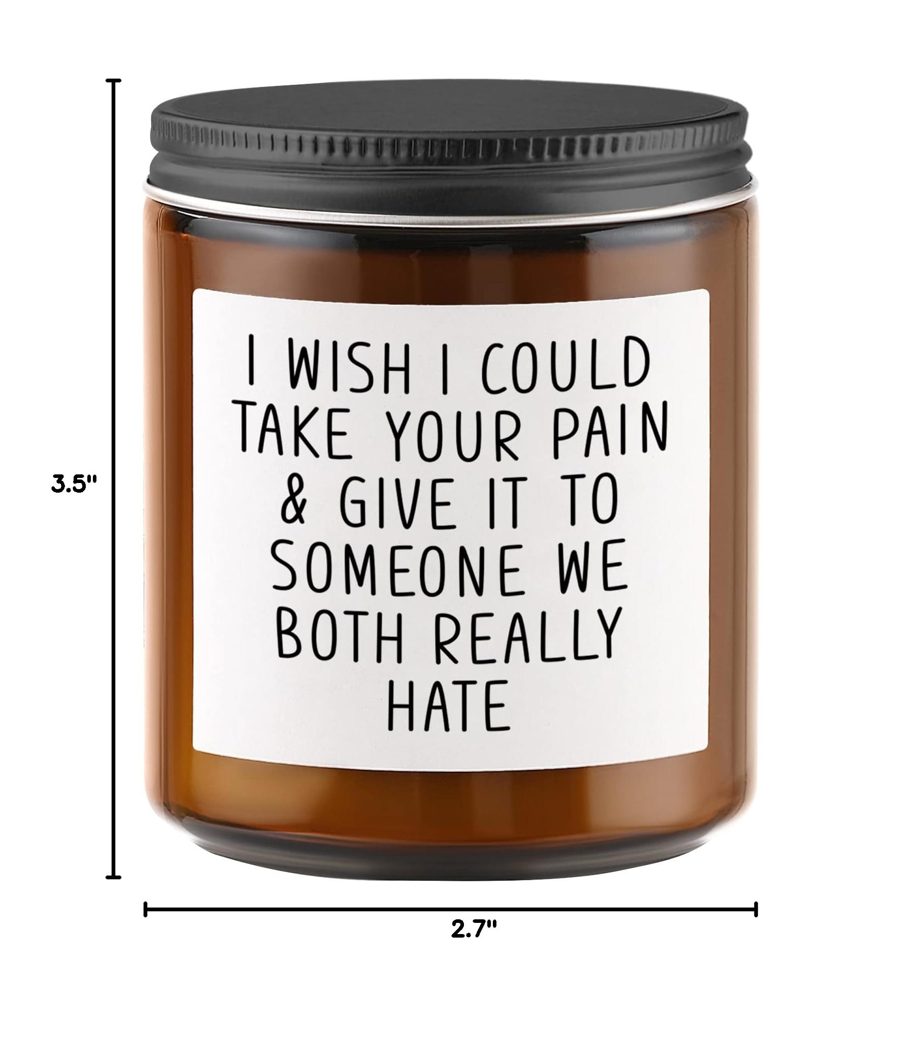 Get Well Soon Gifts for Women & Men - Thoughtful Sympathy Candles for Recovery After Surgery, Illness, or Loss - Inspirational Gifts for Cancer Patients, Grieving, Condolence, Divorce & Miscarriage - Perfect for Hospital Visits, Home Comfort & Emotional Support