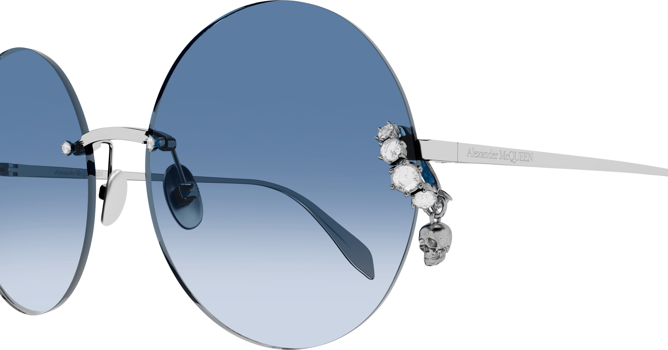 Alexander McQueen AM0418S Sunglasses - Luxury Designer Shades for Men & Women | UV Protection & Polarized Lenses | Perfect for Outdoor Activities, Travel & Fashion