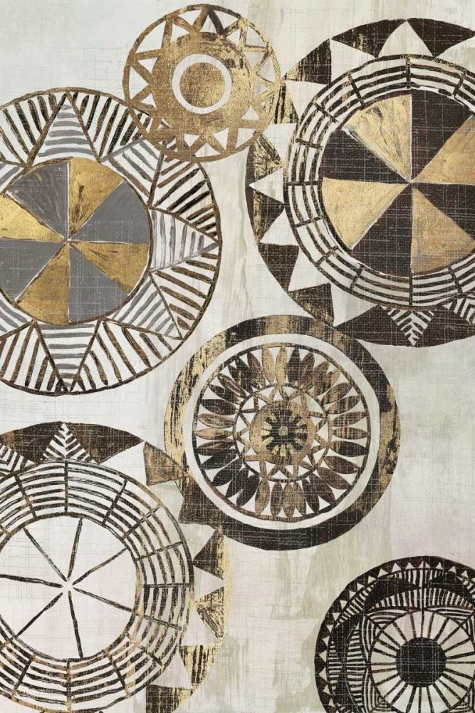 African Rings I by Tom Reeves - 12x18 Art Print Poster | Wall Decor for Living Room, Bedroom & Office | Unique African Artwork for Home & Gifts
