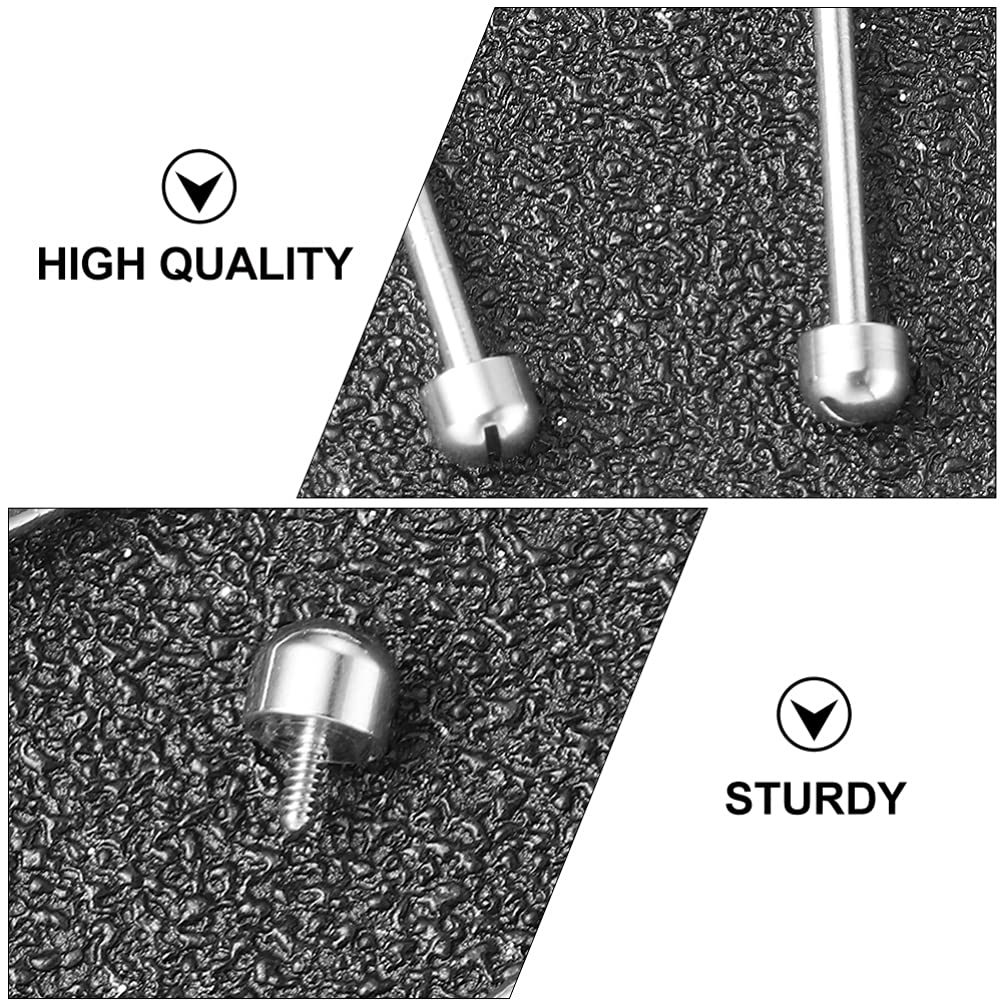 Hemobllo 2-Piece Watch Band Screw Tube Kit - Stainless Steel Watch Strap Screw Rods & Tubes for Watch Repair & Replacement | Perfect for Rolex, Seiko, Casio Watch Band Adjustments