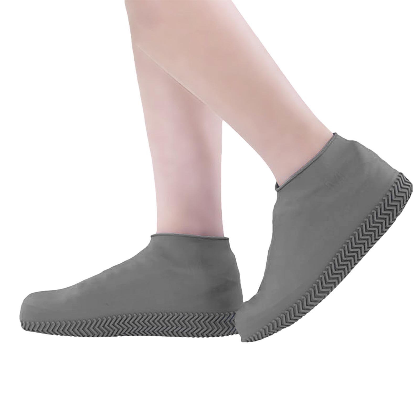 Foldable Waterproof Silicone Shoe Covers - Reusable Non-Slip Rubber Rain Boots for Women & Men | Perfect for Rainy Days, Snow Weather, Hiking, and Outdoor Activities