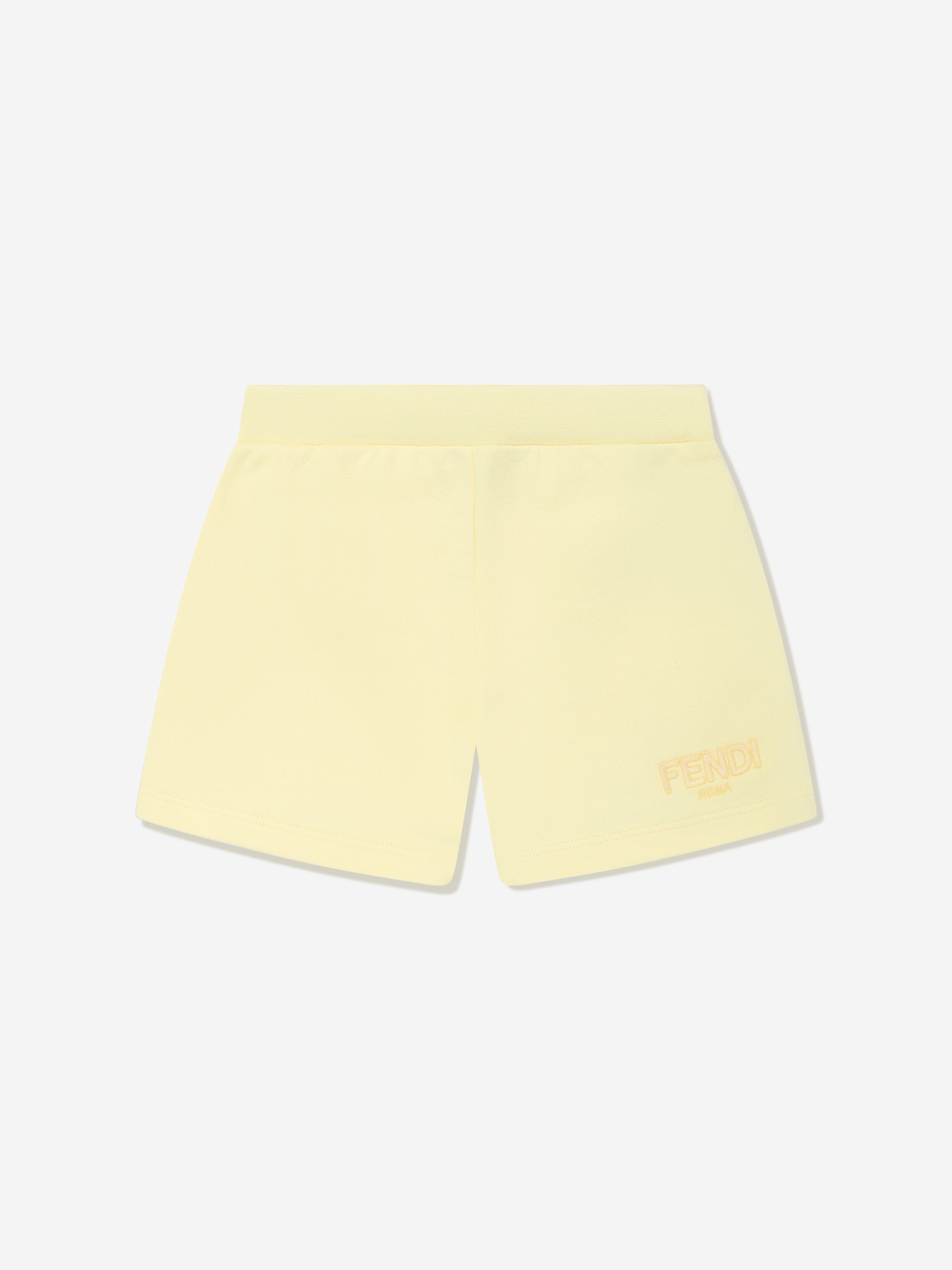 Baby Logo Shorts in Yellow - Soft & Comfortable Cotton Shorts for Toddlers & Infants - Perfect for Playtime, Daycare & Summer Outfits