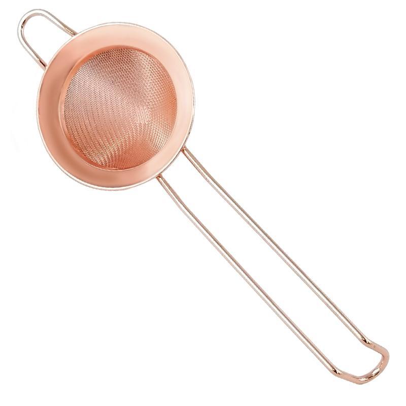 Premium BarConic® Cocktail Strainer - Copper Plated Fine Mesh Filter for Professional Bartending & Home Mixology | Perfect for Martinis, Mojitos & Craft Cocktails