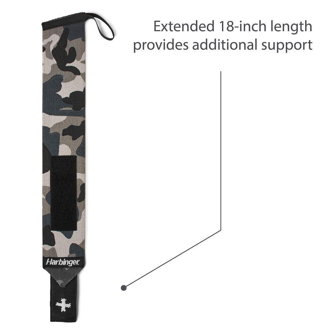 Harbinger Red Line Thumb Loop Wrist Wraps 18