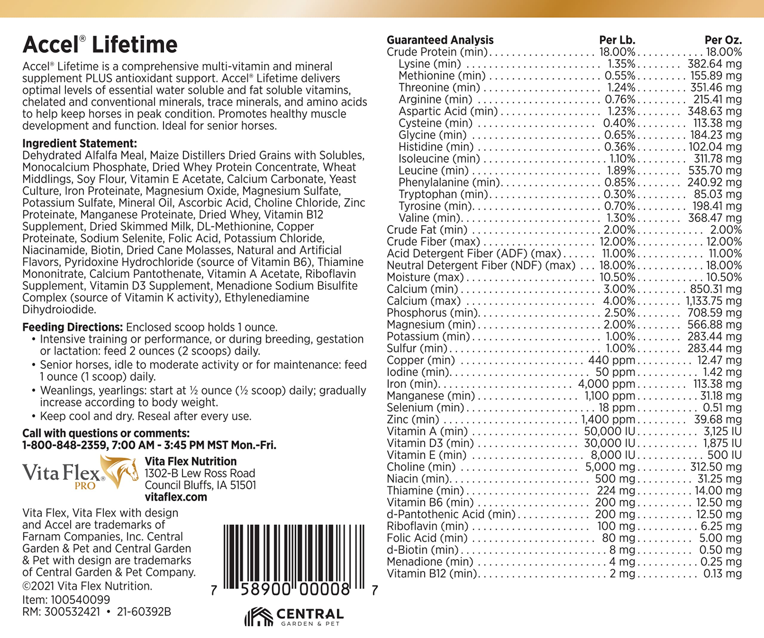 Pro Accel Equine Health & Wellness Supplement for Horses – 10 lb | Supports Joint Health, Coat Shine & Immune System | Ideal for Performance Horses & Senior Equine Care