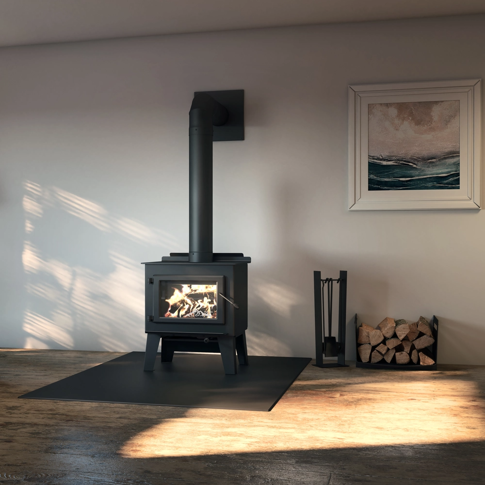 **Englander Blue Ridge 300L EPA Certified Wood Stove - Efficient Heating for Home, Cabin & Outdoor Use - Model ESW0008**