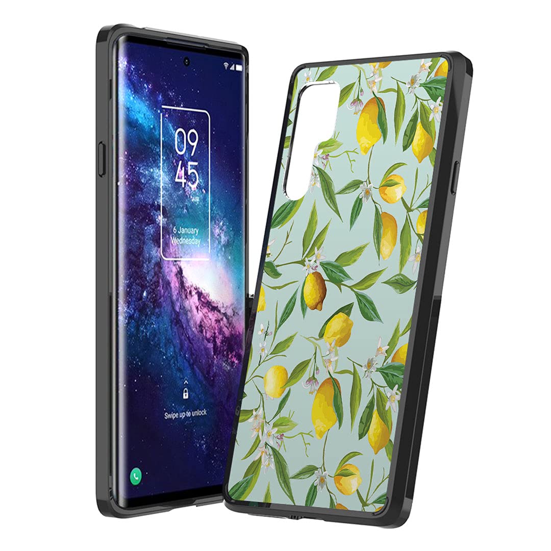 TCL 20 Pro 5G Case - Heavy Duty Hybrid Cover for Daily Protection (Summer Lemon)