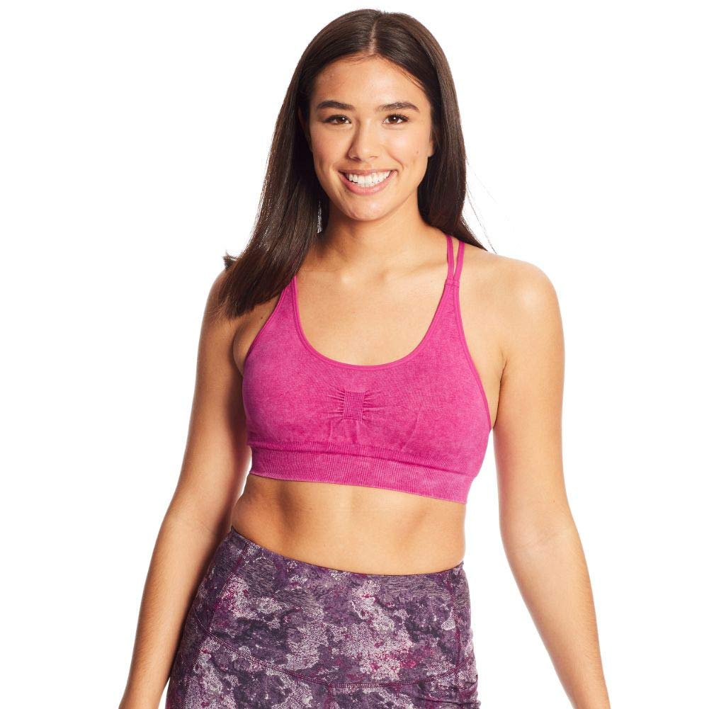 C9 Champion Women's Seamless Snow Wash Cami Bra - Comfortable Sports Bra for Yoga, Running & Workout - Perfect for Active Lifestyles & Layering Under Tops