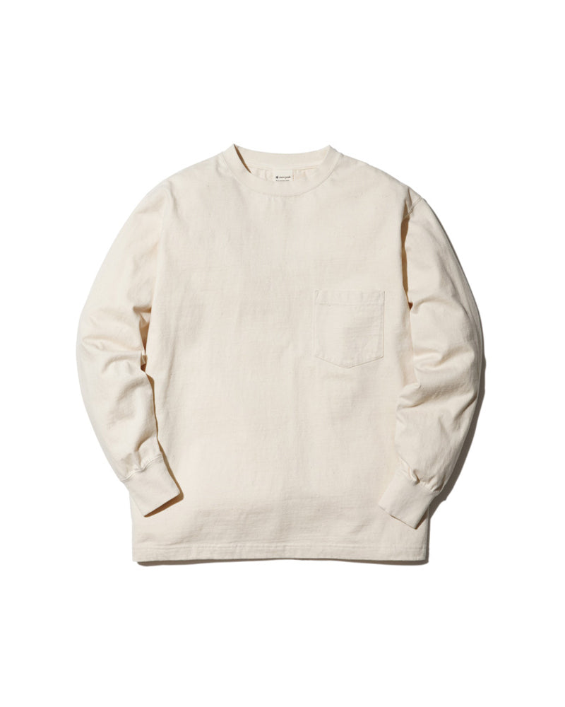 Eco-Friendly Recycled Cotton Long Sleeve T-Shirt for Men & Women - Soft Sustainable Casual Wear for Everyday Comfort & Outdoor Activities