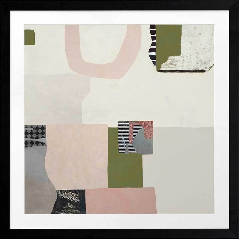 Cubist Art Print Framed - Modern Abstract Wall Decor for Living Room, Office & Gallery | Ready to Hang