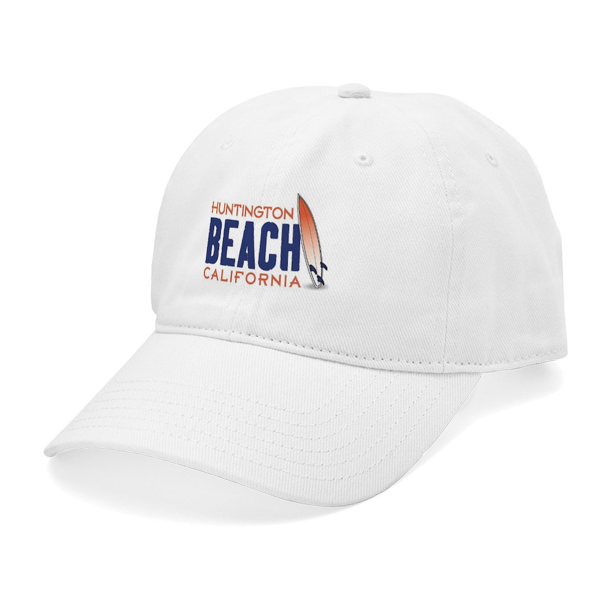 Huntington Beach Cap - Adjustable Baseball Hat for Outdoor & Travel