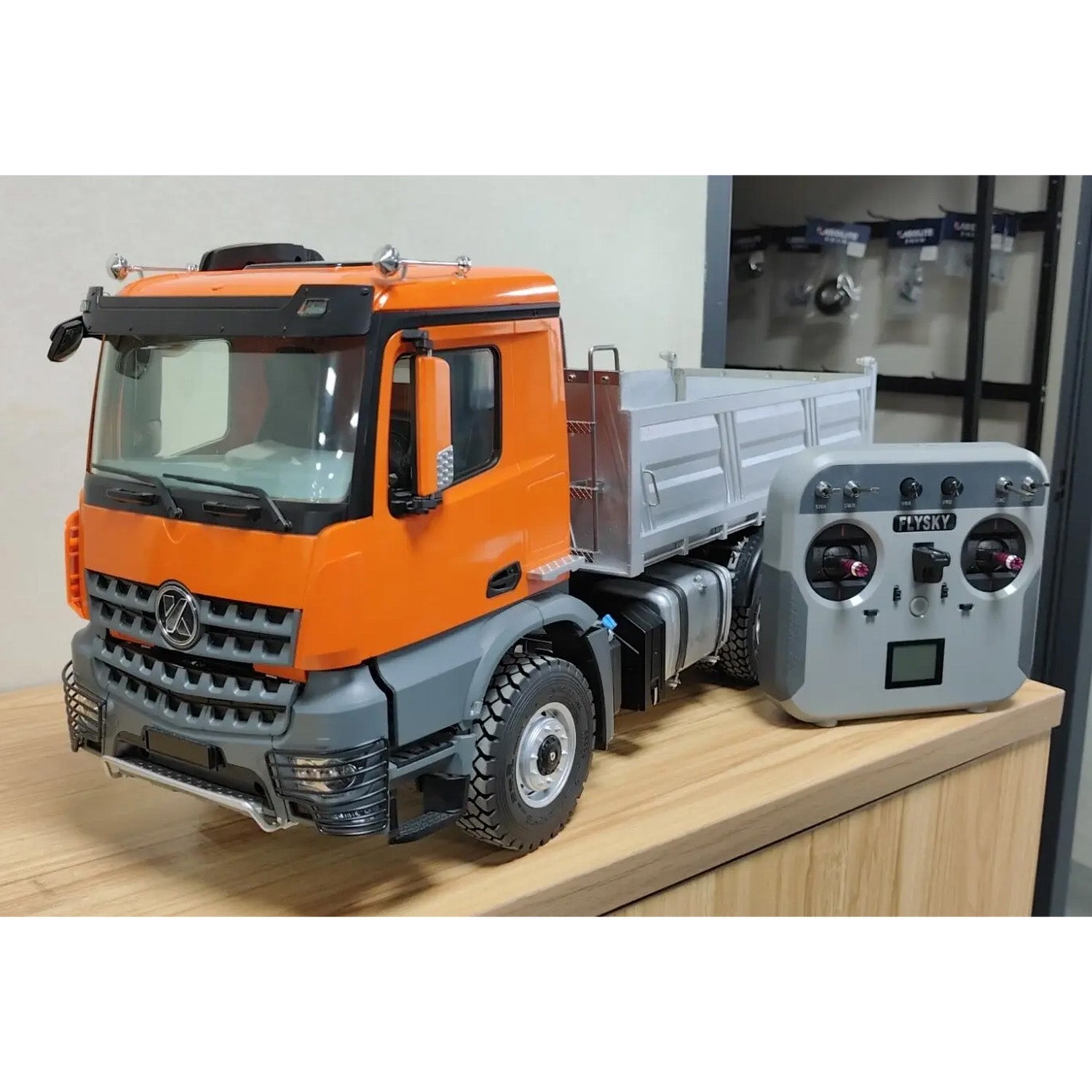 2.4G RC Electric Dump Truck 1:14 Scale 6x6 Remote Control Toy with Lifting Function, Sound & Light - Ready to Run (RTR) - Perfect for Kids, Collectors & Construction Enthusiasts - Indoor & Outdoor Play