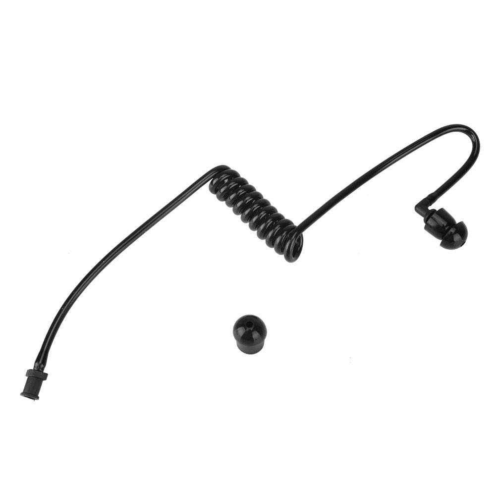 1PCS Replacement Sound Tube for Motorola TLKR Radio Headphones - 1-Pin Earphone Headset Microphone Kit (Black) - Compatible with Motorola TLKR Walkie Talkie Radios for Security, Construction, and Outdoor Activities