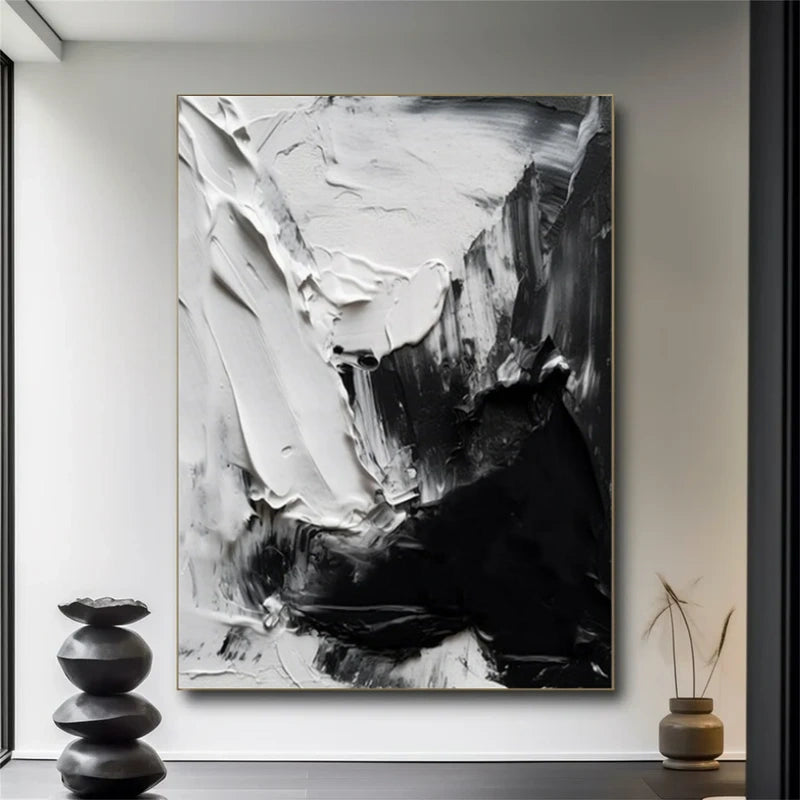 Custom Handmade Vertical Painting #MZ064 - Unique Wall Art Decor for Living Room, Bedroom & Office