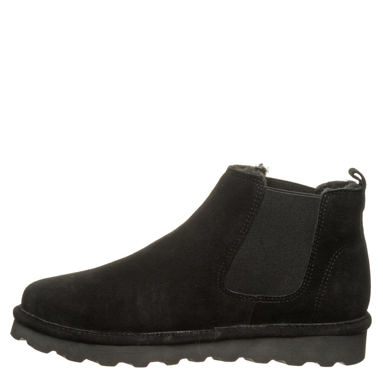 BEARPAW Men's Drew Slip-On Ankle Boots - Comfortable Winter Boots for Men in Multiple Colors | Warm & Cozy Casual Shoes for Outdoor, Hiking & Daily Wear