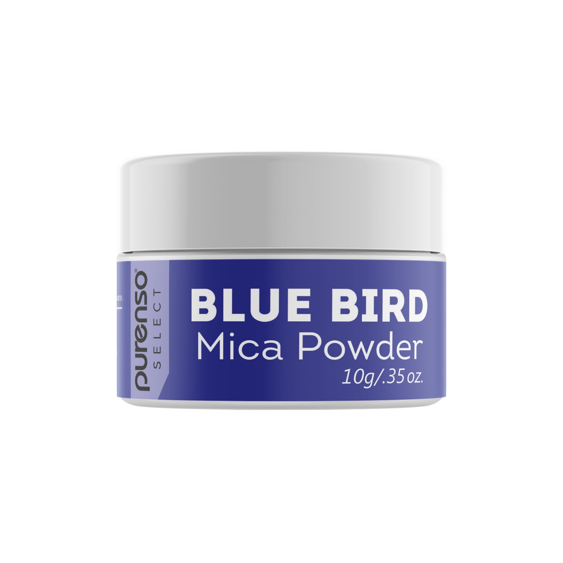Purenso Select - Blue Bird Mica Powder (10g) | Natural Pigment for DIY Soap Making, Candle Crafting, Lip Gloss, Nail Art, Bath Bombs & Resin Jewelry | Perfect for Cosmetics, Art Projects & Home Decor