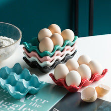 Premium Ceramic Egg Holder - Elegant Countertop Organizer for Fresh Eggs | Perfect for Kitchen, Dining Room, or Farmhouse Decor