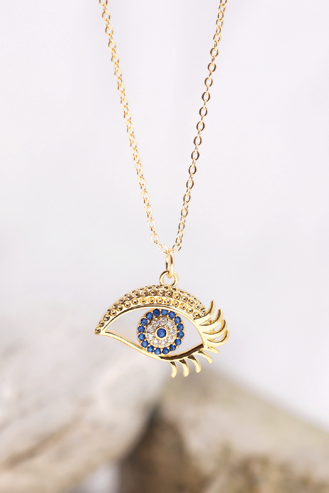 Evil Eye Necklace for Women - Protection & Good Luck Charm - Dainty Gold & Silver Pendant Jewelry - Perfect for Everyday Wear, Gifts & Spiritual Healing